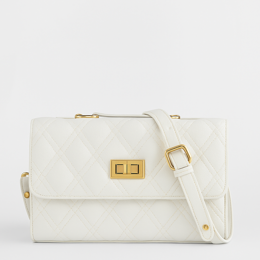 Elegant Quilted Burgundy H-AR-4 White