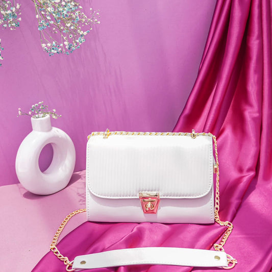 Elegant Designer Bags H-AR-1 White